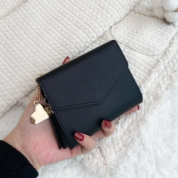 Black Tri-Fold Wallet - Picture 1 of 3